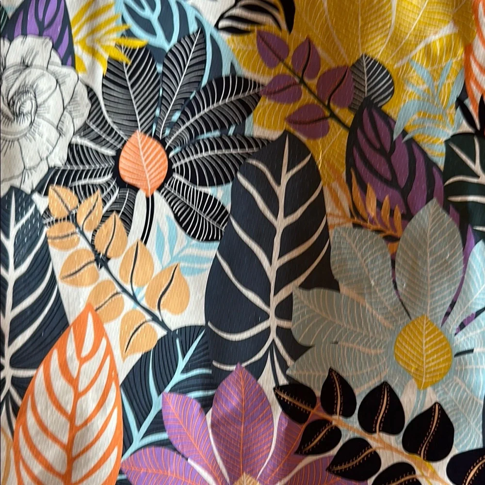 Vera Bradley Palm Floral Market Tote Bag with Multicolor Design NWT - Picture 10 of 10